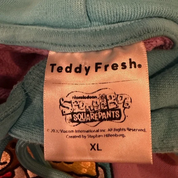 Teddy Fresh x SpongeBob Limted Edition Hoodie Y2K - Picture 6 of 6